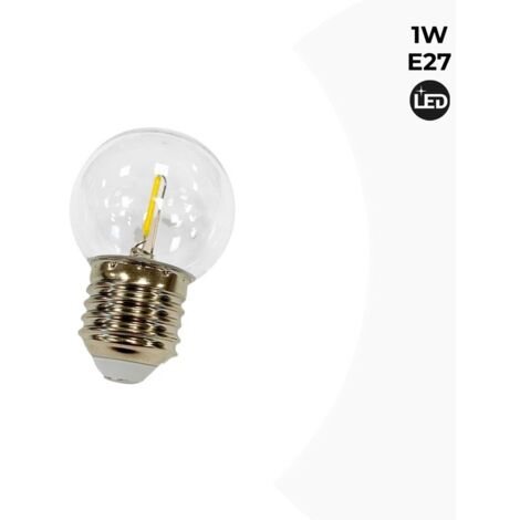 Ampoule LED à filament décorative 1W E27