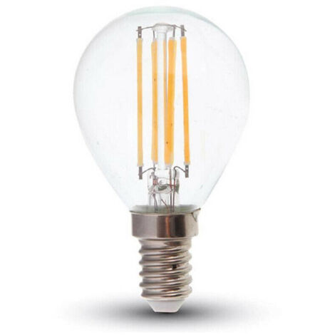 Ampoule Led à Filament G45 E14 Sphérique, Lumière Naturelle, Froide Et Chaude, 4 W, G45-t