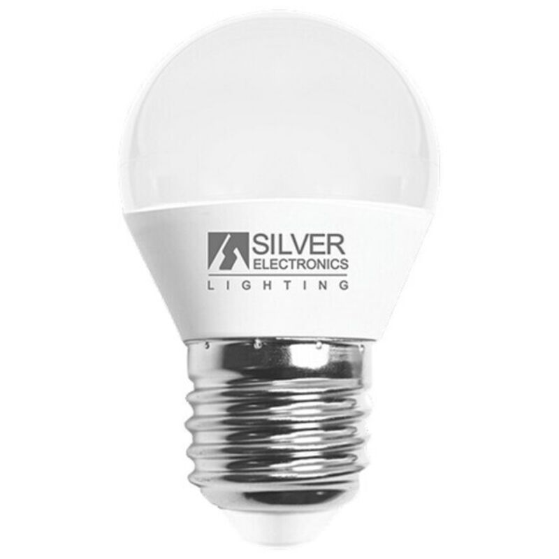 Ampoule LED Sph&eacute;rique Silver Electronics 960727 E27 7W Lumi&egrave;re chaude