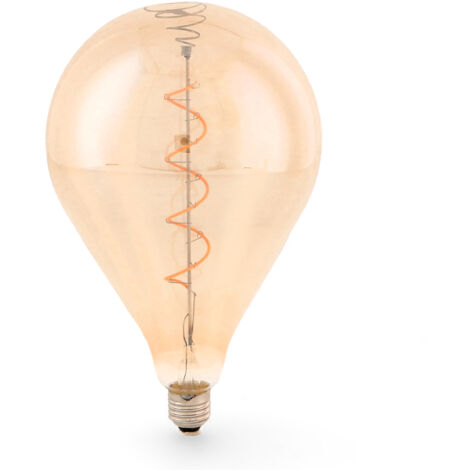 Ampoule LED à Filament Spiralé E27 A160 4W Ambre - Ledme - LM8575
