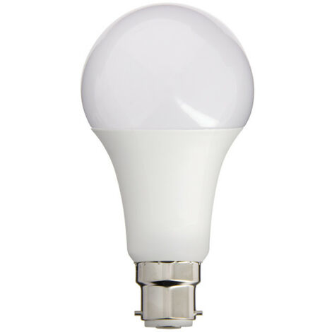 Ampoule LED A60, culot B22, 14,2W cons. (100W eq.), lumière blanc chaud