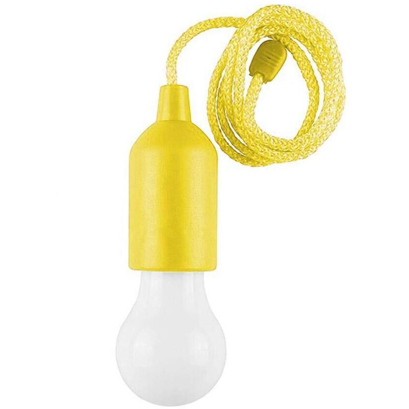 Ampoule LED avec cordon de tirage, ampoule d'ambiance colorée à piles pour fête, mariage, fête, fête, fête, chambre d'enfant