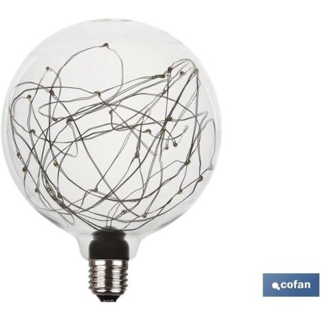 Ampoule LED Ballon Étoile E27 1,2w 50lm 2700k