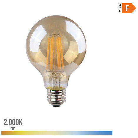 Ampoule Led Ballon Vintage Filament Led, Verre Vintage, Lumière Chaude - Edm
