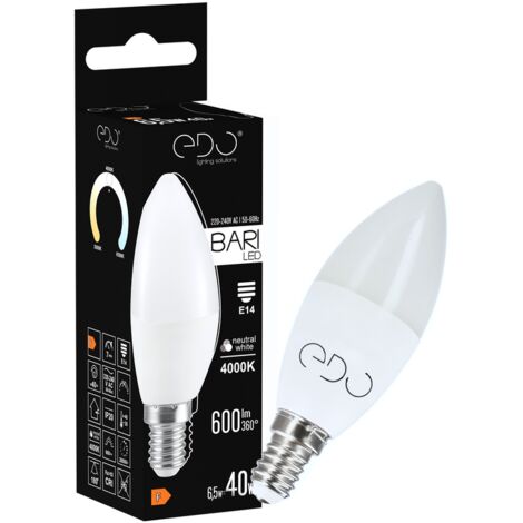 Ampoule LED BARI 6,5W E14 4000K 600lm neutre EDO777663 EDO Solutions