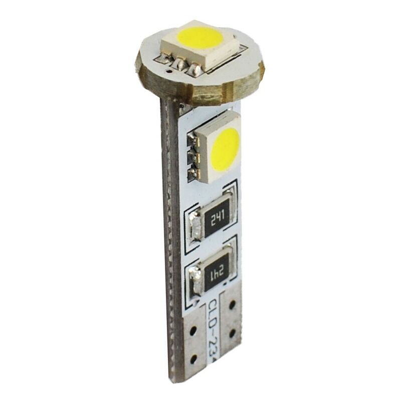 Ampoule led blanc canbus T10 W5W 3xSMD5050 12V 0.72W