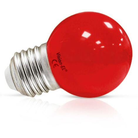 Ampoule Led Rouge 1W (9W) E27 Bulb