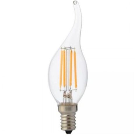 Ampoule LED bougie à filament 4W (Eq. 32W) E14 4200K