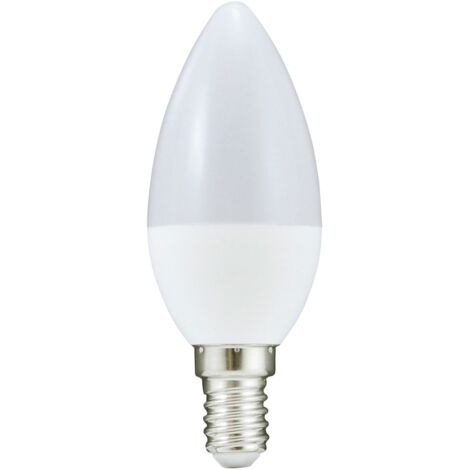 Ampoule LED C37 E14 7W 640lm 3000K opale Polux Platinum