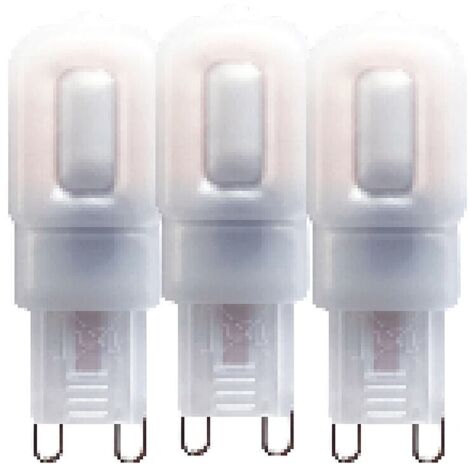 Ampoule LED - capsule G9 2.5W 240lm 2700K givré 270° pack de 3