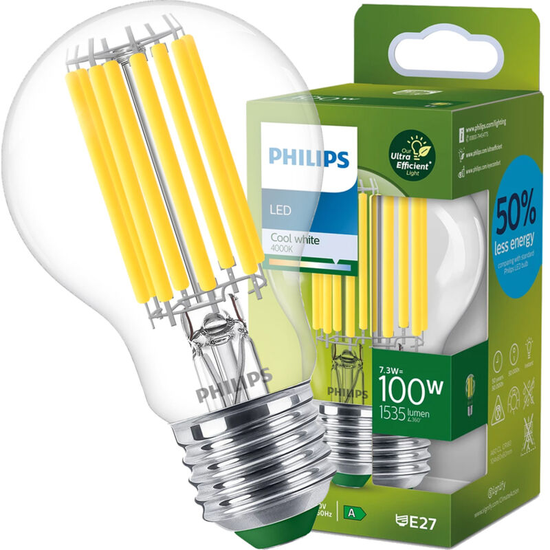 Ampoule LED A60 E27 1535lm= chaud Philips ⌀6 cm - vue 5