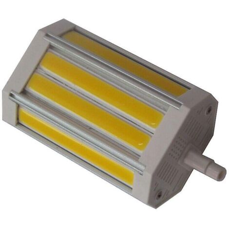Ampoule LED COB R7s type J 30 W à intensité variable, 110 V, 118 mm, blanc chaud, double culot, remplacement pour ampoule J118 [Classe énergétique A++]