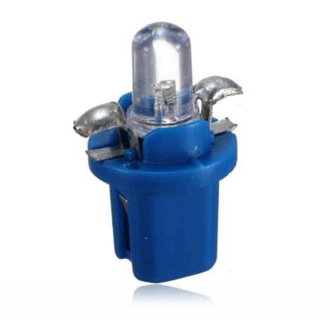 Ampoule Led Compteur Tableau De Bord T5 Bleu Avec Support Pour Voiture Tuning