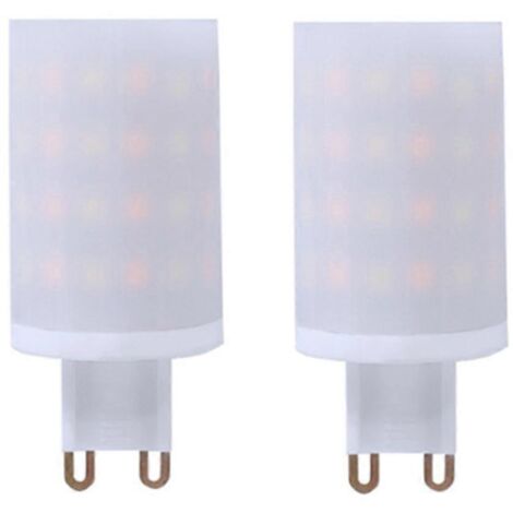 Ampoule LED connectée Tuya WiFi G9 à intensité variable, 6 W, lot de 2 (prise UE).