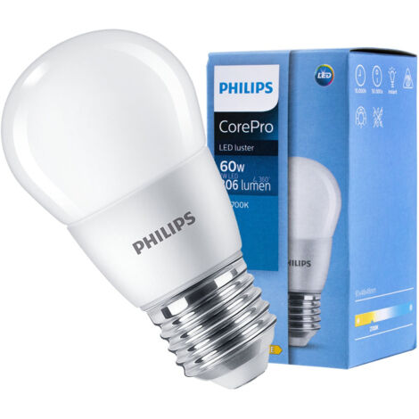 Ampoule LED CorePro lustre ND 7W E27 2700K chaud P48 Philips