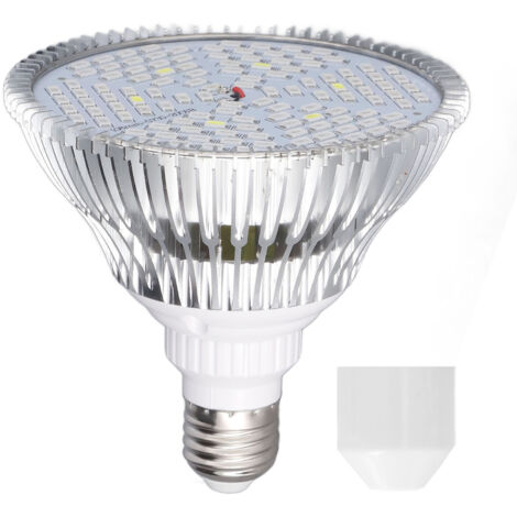 Ampoule LED de croissance E27 faible consommation d'énergie spectre complet faible génération de chaleur ampoule LED de croissance des plantes 85265V 80W, 120 perles.