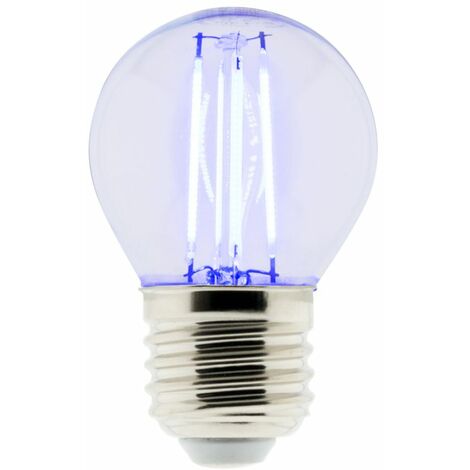 Ampoule LED à filament 3W - E27 - bleu - Elexity