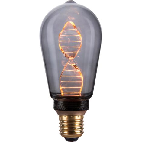 Ampoule LED déco ST64 fumée E27 3,5W 60lm blanc chaud