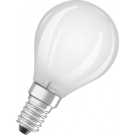 Ampoule LED dépolie sphère L14, 2.5W, blanc chaud.