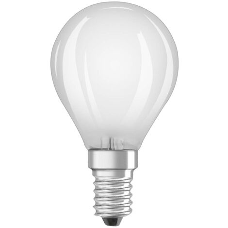 Ampoule LED dépolie sphère L14, 2.5W, blanc chaud.