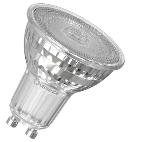 Ampoule LED dichroïque GU10 « PAR16 » (6,9W 6500K 620lm) IP20 Ø5x5,4cm coloris argent