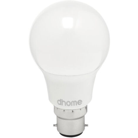 Ampoule Led Douille B22 2700k 806lm - 8 Watts - Dhome