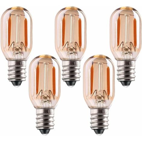 TIBELEC 371290 2 Lampes LED compatibles veilleuse culot E14 - L.22 x H.54 mm