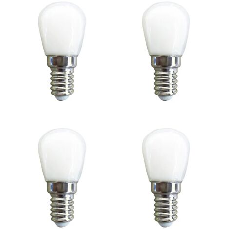 Ampoule LED E14 3W étanche, éclairage d'angle de 360 degrés ac 220v pour réfrigérateur/Machine à coudre/tour, 4 pièces