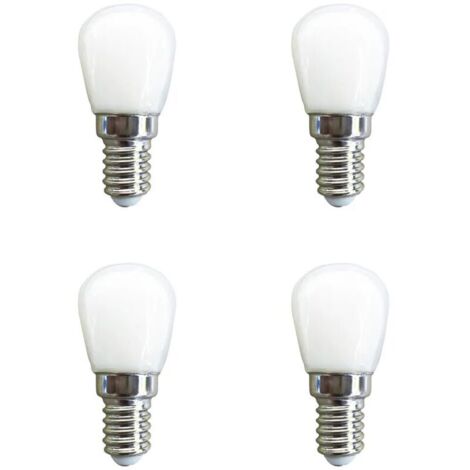 Ampoule LED E14 3W étanche, éclairage d'angle de 360 degrés ac 220v pour réfrigérateur/Machine à coudre/tour, 4 pièces