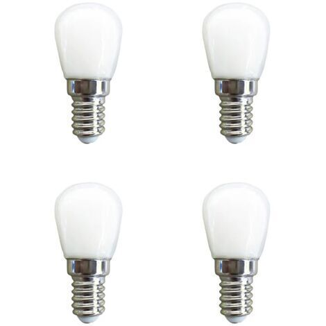 Ampoule LED E14 3W étanche, éclairage d'angle de 360 degrés ac 220v pour réfrigérateur/Machine à coudre/tour, 4 pièces