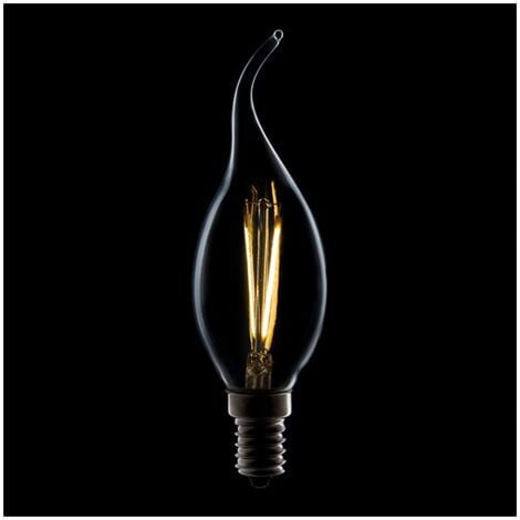 Ampoule LED E14 flamme - 5.2W - Blanc chaud - 470 Lumen - 2700K - A++ -  Zenitech