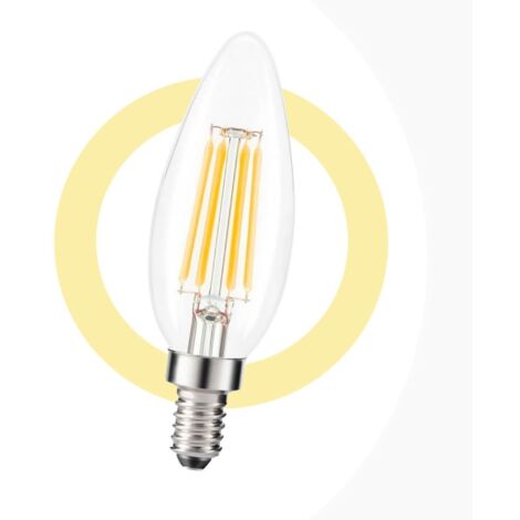 Ampoule LED E14 5W Filament "Clear" - Blanc Chaud