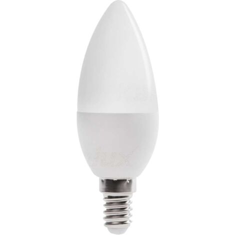 Ampoule LED E14 6,5W flamme (50W) - Blanc Naturel 4000K
