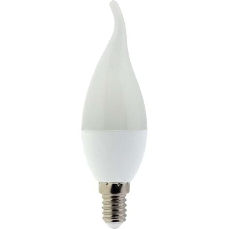 Ampoule LED E14 6W Flamme coup de vent - Blanc Chaud 2700K