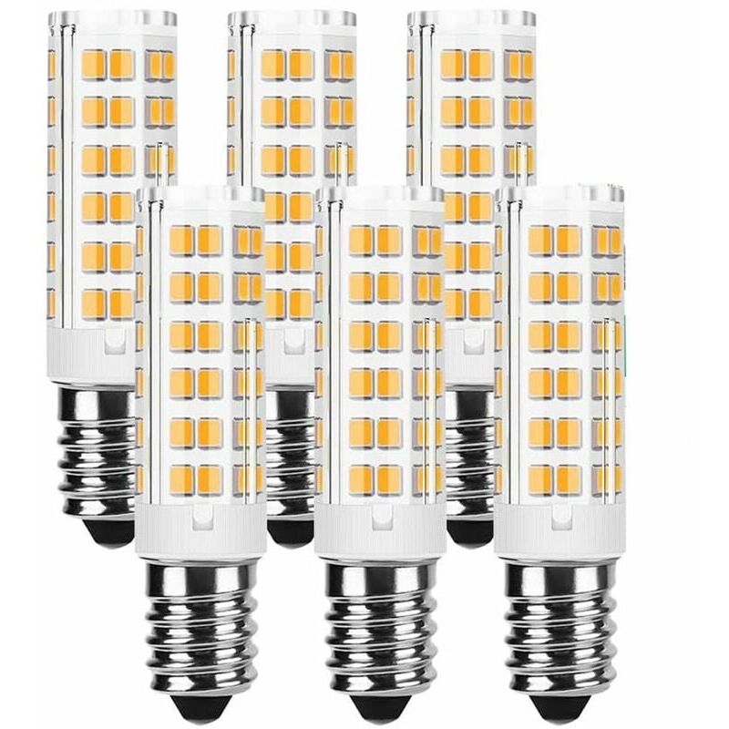 Ampoule LED E14, 7W (Équivalent Halogène 65W ) Blanc Chaud 3000K 700LM Petite vis Edison Non Dimmable Sans Scintillement AC 220-240V pour
