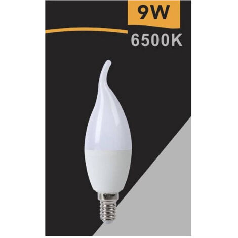 Ampoule Led E14 9watt Candle Flame Smd C37 Natural Warm Cold Light