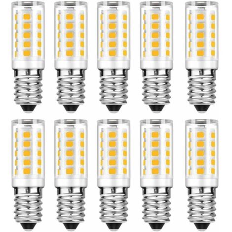Ampoule LED E14, Blanc Froid 6000K, 5W Equivaut à Ampoule Incandescente 50W, 400LM, Non-Dimmable, Lot de 10