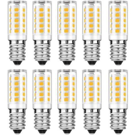 Ampoule LED E14, Blanc Froid 6000K, 5W Equivaut à Ampoule Incandescente 50W, 400LM, Non-Dimmable, Lot de 10