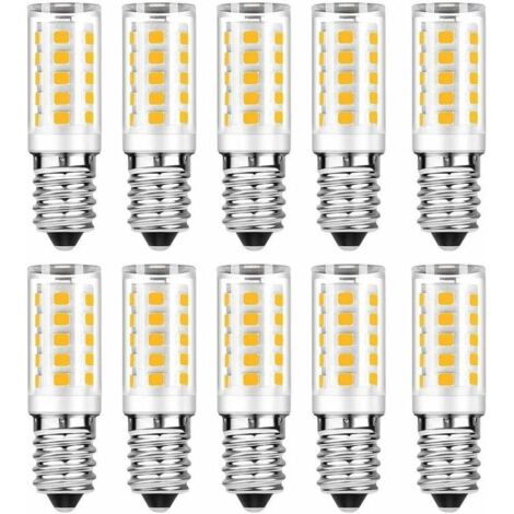 Ampoule LED E14, Blanc Froid 6000K, 5W Equivaut à Ampoule Incandescente 50W, 400LM, Non-Dimmable, Lot de 10