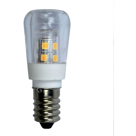 Ampoule LED E14 compatible portail électrique 2.3W, 12V, 240 lumens, 3000K blanc-chaud - Tibelec
