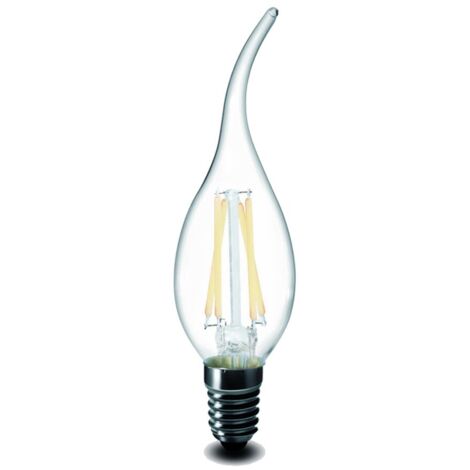 Ampoule LED E14 Flamme 5W blanc froid ou blanc chaud  Couleur LED: Blanc Froid (5500-6500K)