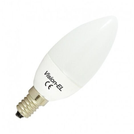 Ampoule LED E14 Flamme opaque blanc chaud 4W (35W) 3000°K