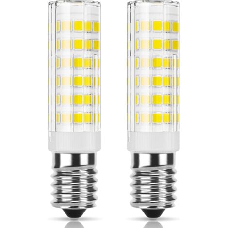 CUIYU Ampoule LED E14 hotte 5W, équivalent halogène 50W, 550LM, Blanc froid 6000K, Petite vis edison, Non dimmable, 2 pièces