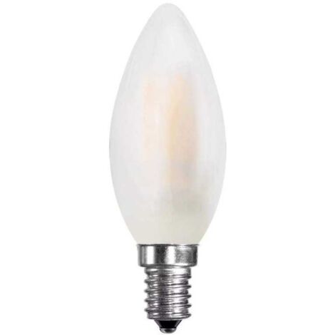 Ampoule LED E14 Opaque Filament 4W eq 40W 400lm Blanc Chaud