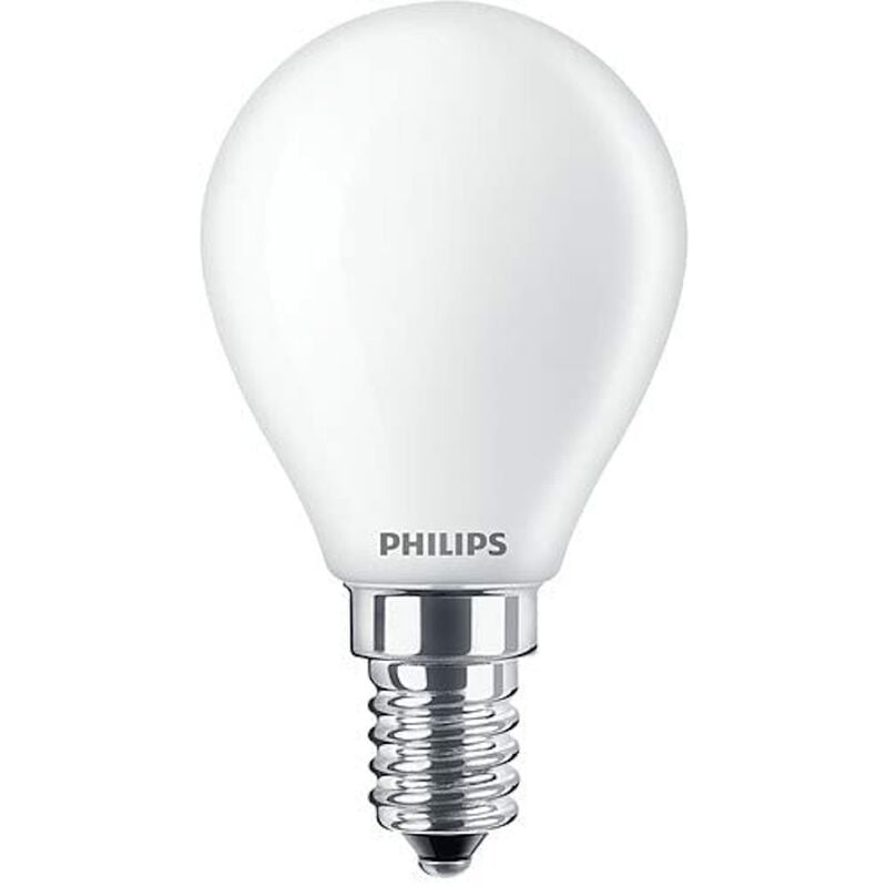 Philips - ampoule led Sphérique E14 25W Blanc Chaud Dépolie