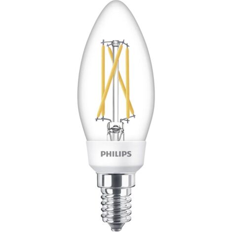 LED EEC: A+ (A++ - E) Philips Lighting SceneSwitch 77215400 E14 Puissance: 5 W, 2.5 W, 1 W blanc chaud
