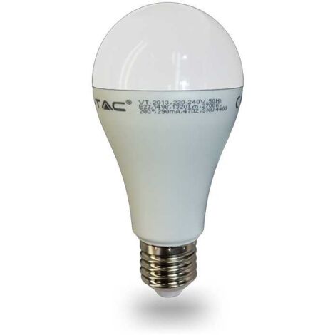 Ampoule LED E27 A65 17W 6000K° Thermoplastique 200°