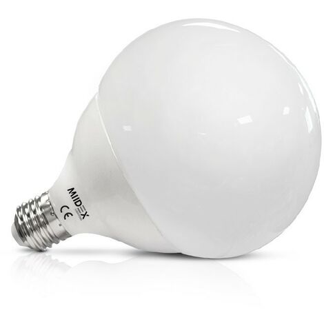 Ampoule LED 20W (180W) E27 Globe opale Blanc jour 4000°K