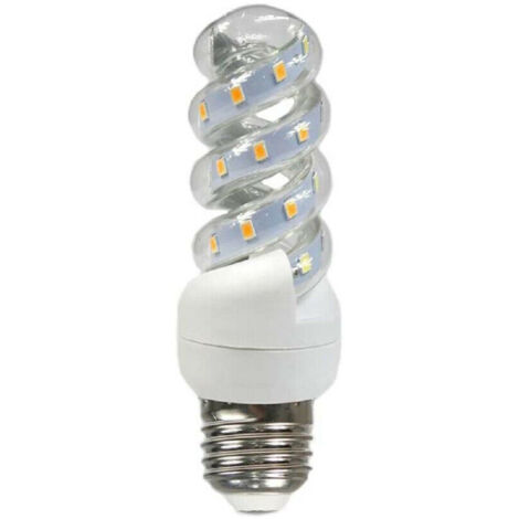 Ampoule Led E27 18w Spirale Lumière Chaude 3000k Naturelle 4000k Froide 6500k S18w