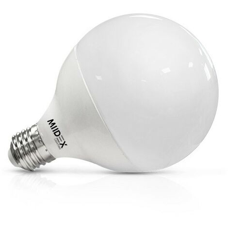 Ampoule LED 20W (180W) E27 Globe opale Blanc jour 4000°K